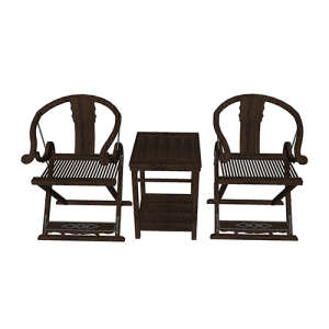 SketchUp模型丨组合模型[中式家具]单椅丨MX00143