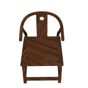 SketchUp模型丨单体模型[中式家具]单椅丨MX00154