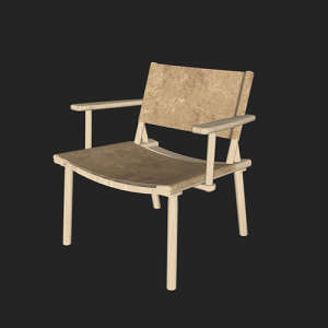 SketchUp模型丨单体模型[北欧家具]民宿度假休闲椅丨MX00222