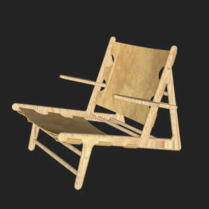 SketchUp模型丨单体模型[北欧家具]民宿度假休闲椅丨MX00223