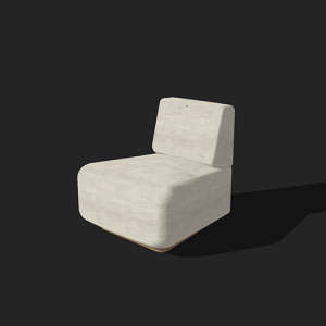 SketchUp模型丨单体模型[北欧家具]民宿度假休闲椅丨MX00253