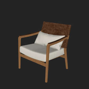 SketchUp模型丨单体模型[北欧家具]民宿度假休闲椅丨MX00257