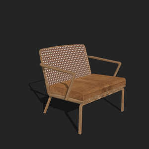 SketchUp模型丨单体模型[北欧家具]民宿度假休闲椅丨MX00260