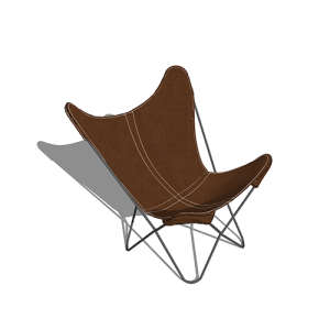 SketchUp模型丨单体模型[北欧家具]民宿度假休闲椅丨MX00264