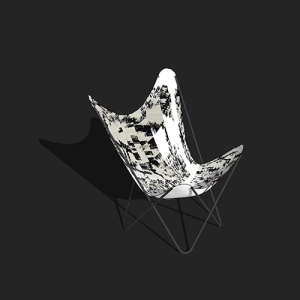 SketchUp模型丨单体模型[北欧家具]民宿度假休闲椅丨MX00268