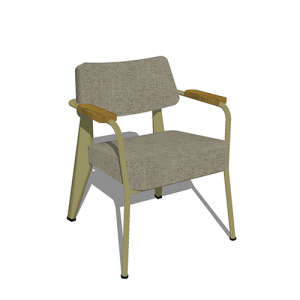 SketchUp模型丨单体模型[北欧家具]民宿度假休闲椅丨MX00278