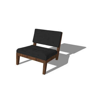 SketchUp模型丨单体模型[北欧家具]民宿度假休闲椅丨MX00283