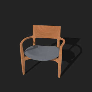 SketchUp模型丨单体模型[北欧家具]民宿度假休闲椅丨MX00298