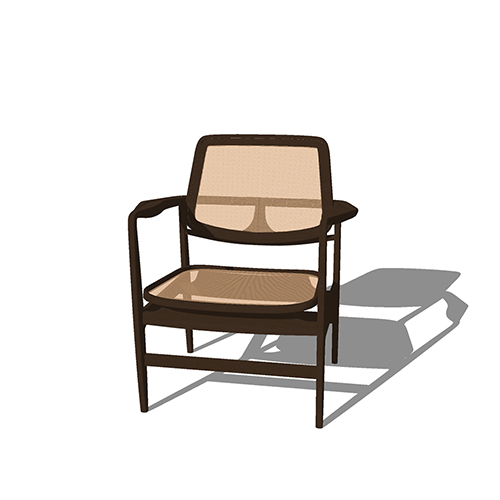 SketchUp模型丨单体模型[北欧家具]民宿度假休闲椅丨MX00299