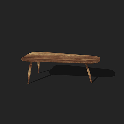 SketchUp模型丨单体模型[北欧家具]民宿茶几丨MX00343