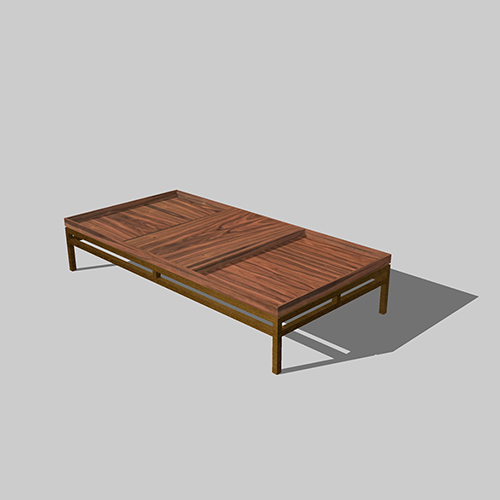 SketchUp模型丨单体模型[北欧家具]民宿茶几丨MX00350