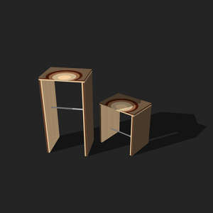 SketchUp模型丨单体模型[北欧家具]民宿茶几丨MX00360
