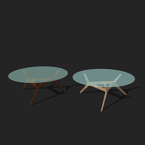 SketchUp模型丨单体模型[北欧家具]民宿茶几丨MX00369