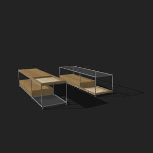 SketchUp模型丨单体模型[北欧家具]民宿茶几丨MX00377