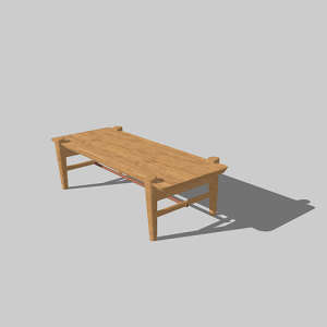 SketchUp模型丨单体模型[北欧家具]民宿茶几丨MX00381
