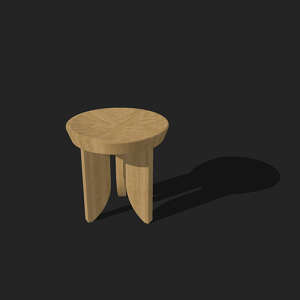 SketchUp模型丨单体模型[北欧家具]民宿茶几丨MX00388