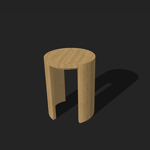 SketchUp模型丨单体模型[北欧家具]民宿茶几丨MX00389
