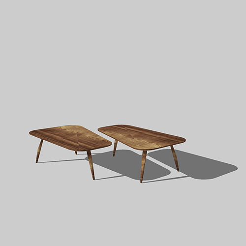 SketchUp模型丨单体模型[北欧家具]民宿茶几丨MX00397