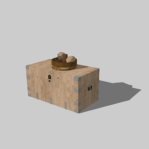 SketchUp模型丨单体模型[北欧家具]民宿茶几丨MX00400