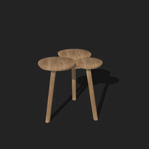 SketchUp模型丨单体模型[北欧家具]民宿茶几丨MX00413