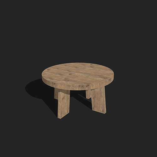 SketchUp模型丨单体模型[北欧家具]民宿茶几丨MX00415