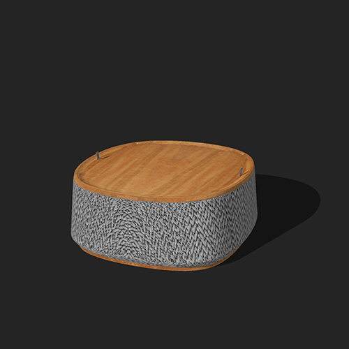 SketchUp模型丨单体模型[北欧家具]民宿茶几丨MX00417