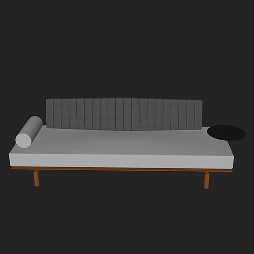 SketchUp模型丨单体模型[北欧家具]民宿风沙发丨MX00430