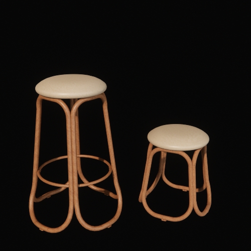 SketchUp模型丨模型库[单体模型]民宿风藤条椅 丨DT000306