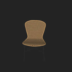 SketchUp模型丨单体模型[北欧家具]民宿风藤条椅丨MX00446
