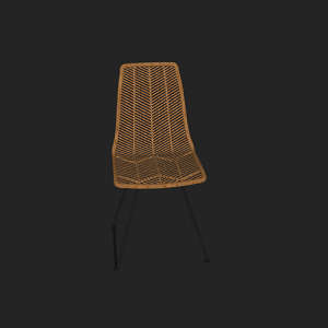 SketchUp模型丨单体模型[北欧家具]民宿风藤条椅丨MX00449