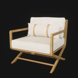SketchUp模型丨模型库[单体模型]民宿休闲单椅 丨DT000316