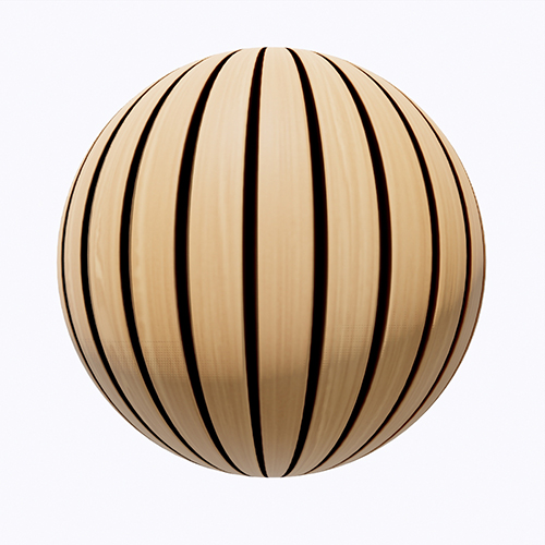 SketchUp材质下载丨EN材质丨木百叶丨ID_CZ000254