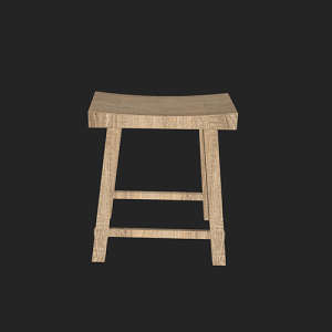 SketchUp模型丨单体模型[北欧家具]民宿风凳子 丨MX00463