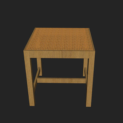 SketchUp模型丨单体模型[北欧家具]民宿风凳子 丨MX00467