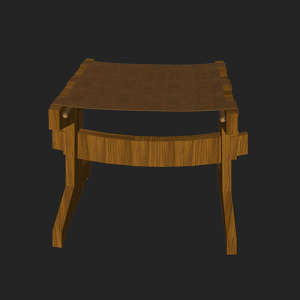 SketchUp模型丨单体模型[北欧家具]民宿风凳子 丨MX00468