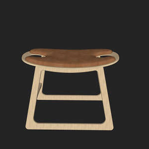 SketchUp模型丨单体模型[北欧家具]民宿风凳子 丨MX00471