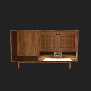 SketchUp模型丨单体模型[北欧家具]民宿风柜子 丨MX00472