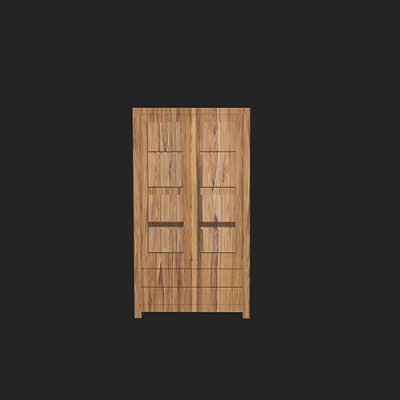SketchUp模型丨单体模型[北欧家具]民宿风柜子 丨MX00527