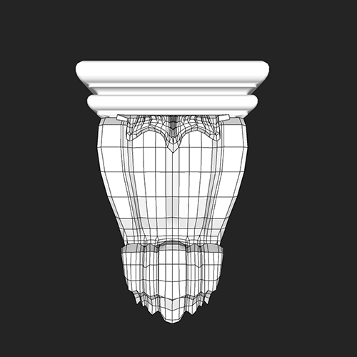 SketchUp模型丨整木定制雕花 丨MX00535