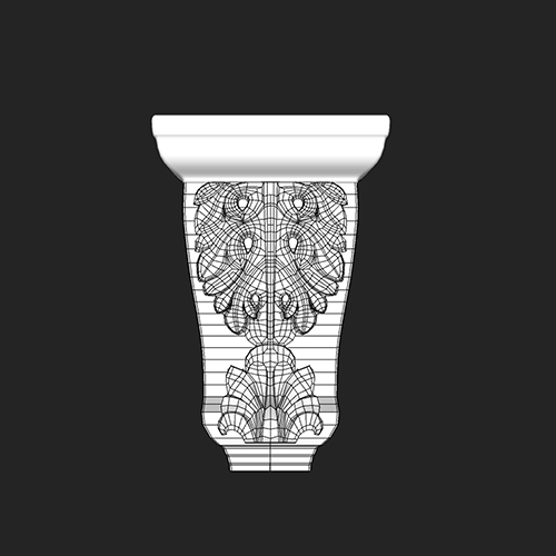 SketchUp模型丨整木定制雕花 丨MX00538