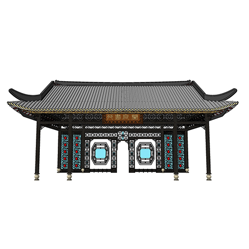 SketchUp模型丨景观模型丨新中式景观亭丨ID_JG010060