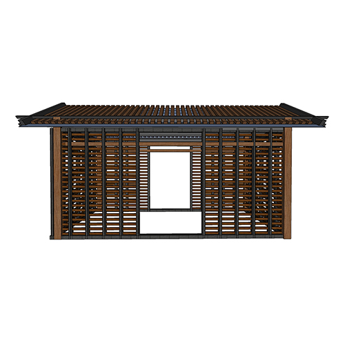 SketchUp模型丨景观模型丨新中式景观亭丨ID_JG010063