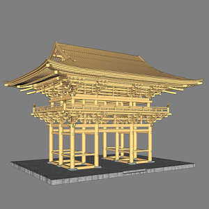 SketchUp模型丨景观模型丨古建日式 丨ID_JG010142