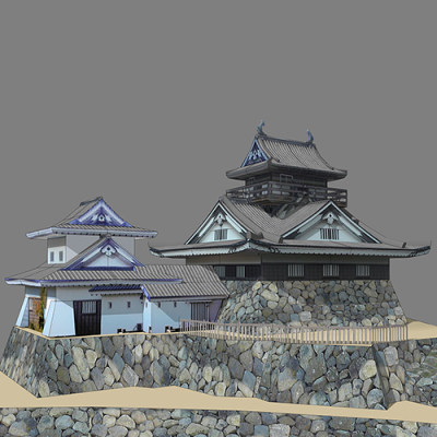 SketchUp模型丨景观模型丨古建筑日式 丨ID_JG010145