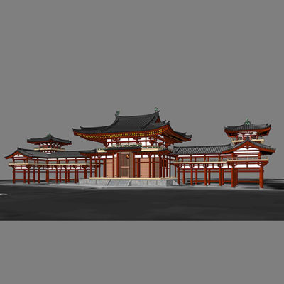 SketchUp模型丨景观模型丨古建廊日式 丨ID_JG010147