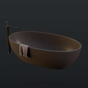 SU模型库丨Vray模型丨浴缸丨SUBIM099CS0183