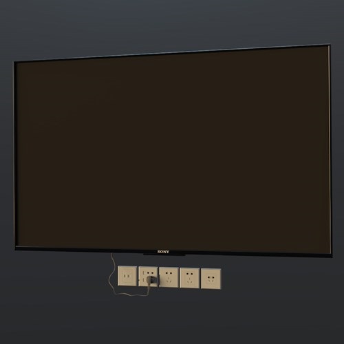SU模型库丨Vray模型丨电视机丨SUBIM099CS0330