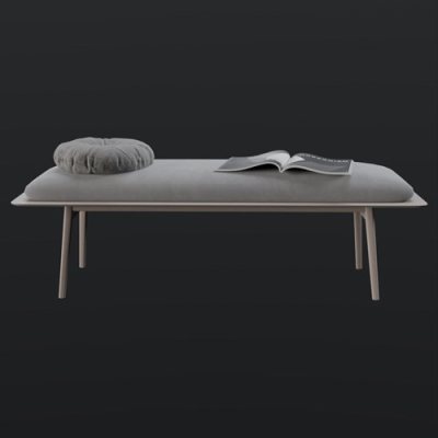 SU模型库丨Vray模型丨床尾凳丨SUBIM006CS0060