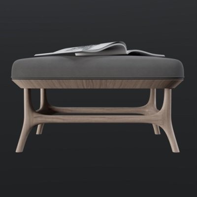 SU模型库丨Vray模型丨床尾凳丨SUBIM006CS0102