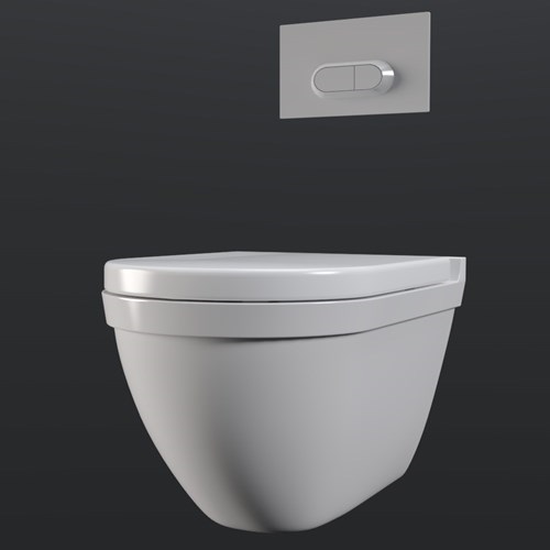 SU模型库丨Vray模型丨壁挂马桶丨SUBIM099CS0673